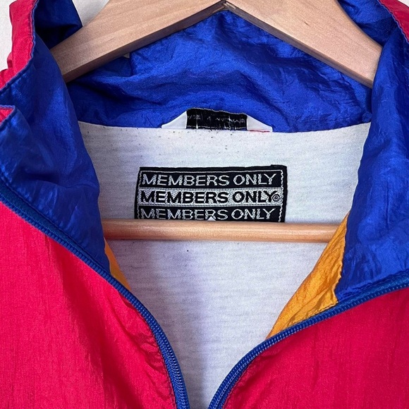 Members Only color block windbreaker - Picture 3 of 4